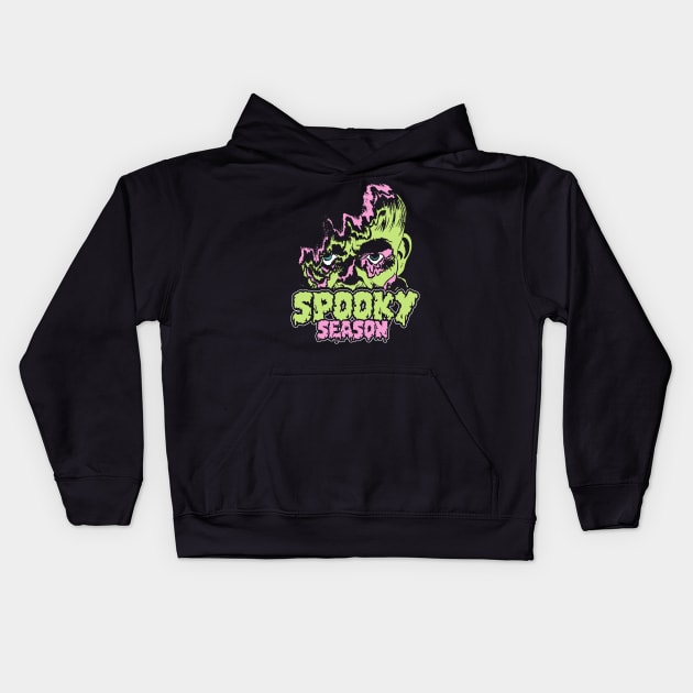 Spooky Season - Halloween Kids Hoodie by Issho Ni